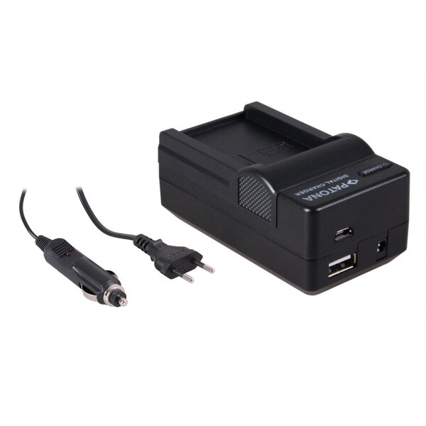 Patona 4in1 Ladegerät für Casio NP-90, NP90, NP.90, EX-H10, EX-FH100 