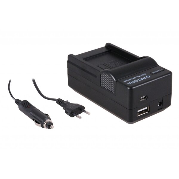 Patona 4in1 Ladegerät für Casio NP110 NP-130 EXILIM ZOOM EX-Z2200 