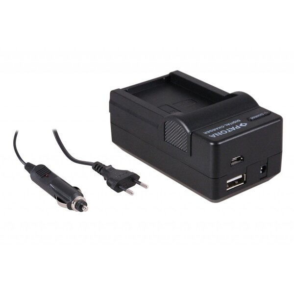 Patona 4in1 Ladegerät für Garmin Montana Virb ELITE Monterra 600 650 