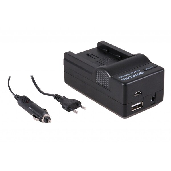 Patona 4in1 Ladegerät für SAMSUNG BP210E SMX-F40 SMX-F40RP SMX-F44 