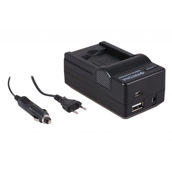 Patona 4in1 Ladegerät für Samsung BP88a BP-88a IA-BP88a DV200 DV300 