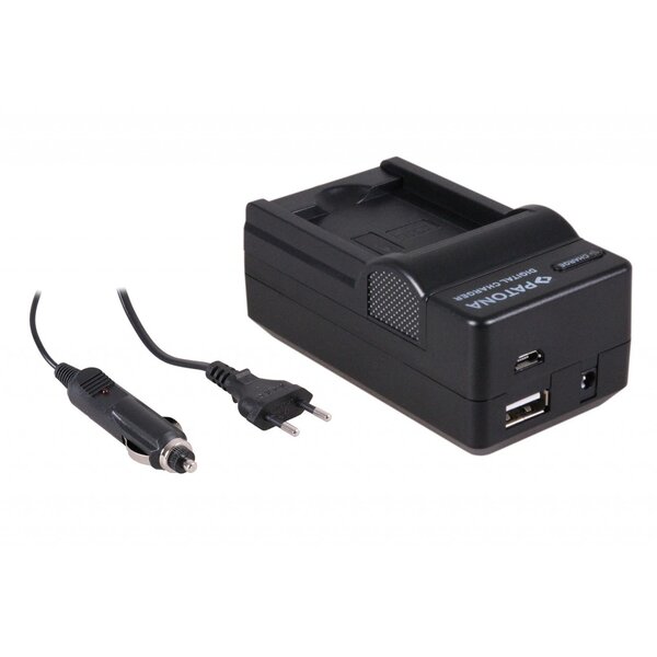 Patona 4in1 Ladegerät für Samsung BP88B BP-88B Samsung MV900F MV900 