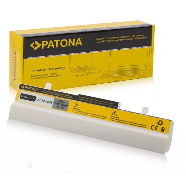 Patona Akku Asus AL31-1005 AL32-1005 PL32-1005 Asus Eee PC 10HA 105VWT white 