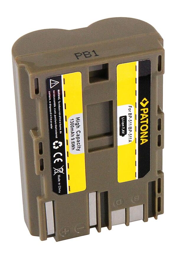 Patona Akku für Canon  BP-511, BP-512