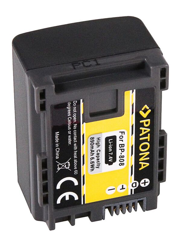 Patona Akku für Canon  BP819 BP827 BP808 BP809 HF100 HG-20 wireless