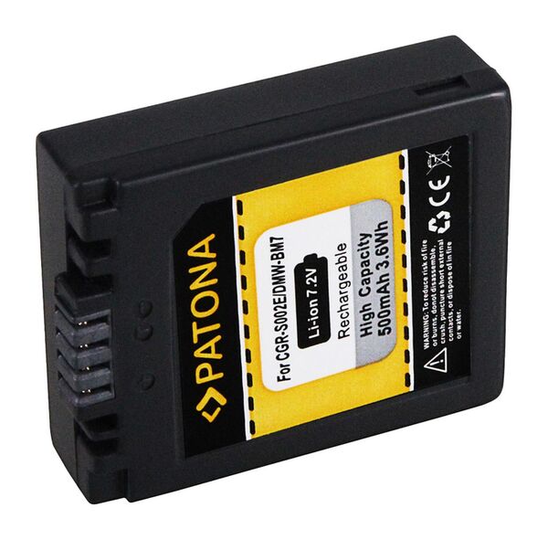 Patona Akku für Panasonic  CGA-S002