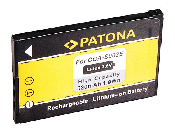 Patona Akku für Panasonic  CGA-S003