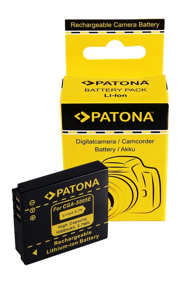 Patona Akku für Panasonic  CGA-S005