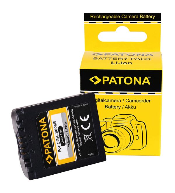 Patona Akku für Panasonic  CGA-S006E
