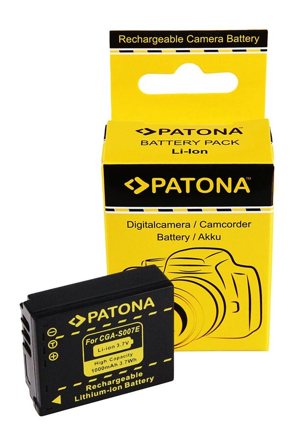 Patona Akku für Panasonic  CGA-S007