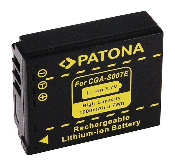 Patona Akku für Panasonic  CGA-S007