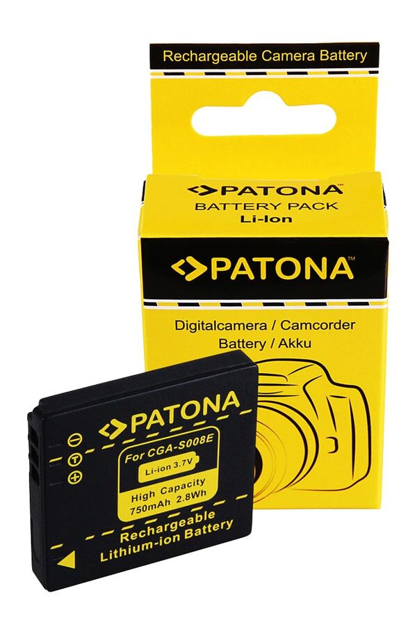 Patona Akku für Panasonic  CGA-S008E