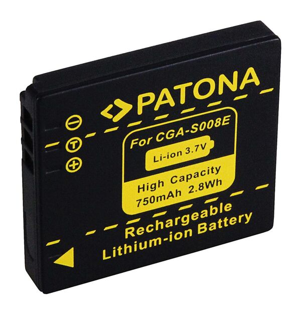 Patona Akku für Panasonic  CGA-S008E