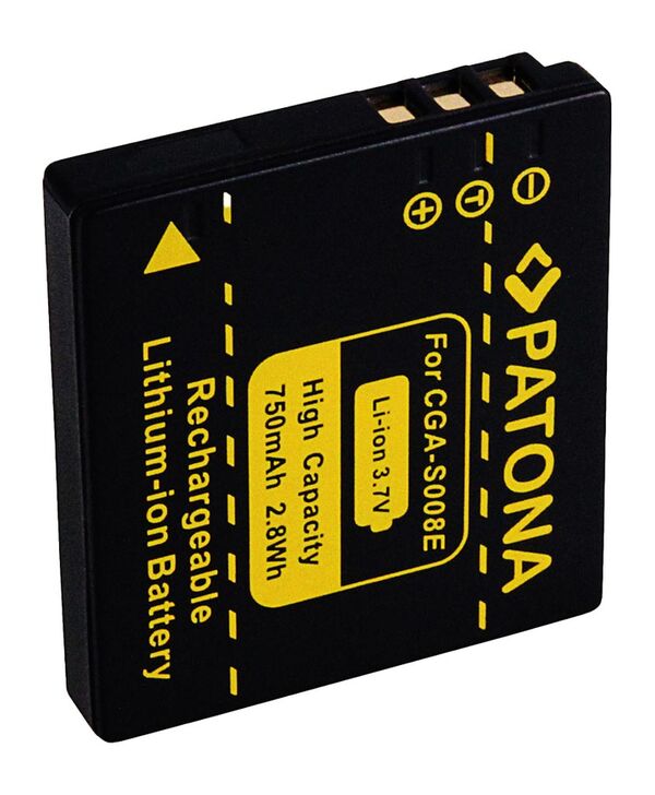 Patona Akku für Panasonic  CGA-S008E