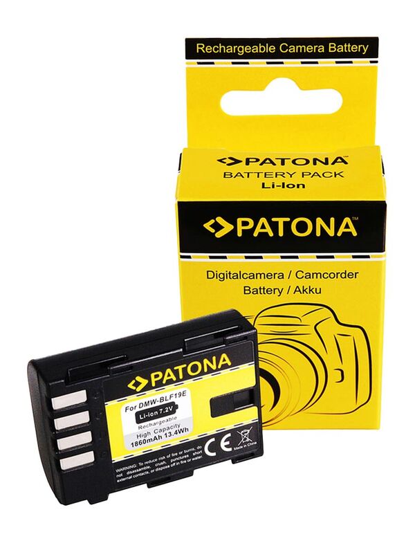 Patona Akku für Panasonic  DMW-BLF19E