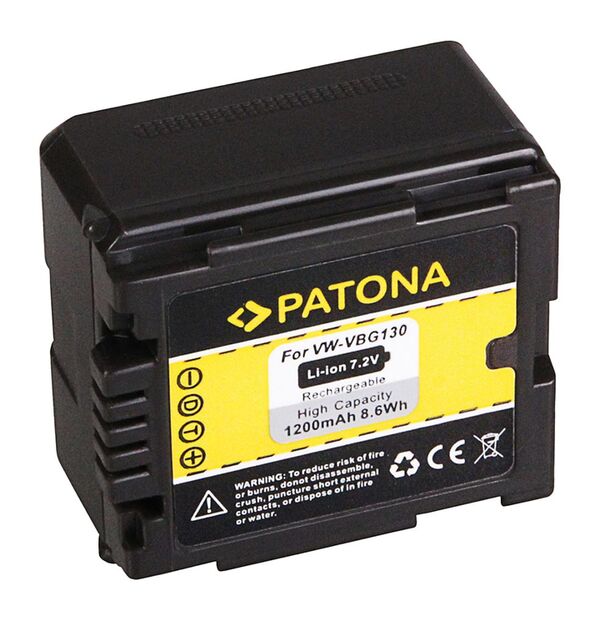 Patona Akku für Panasonic  VW-VBG130