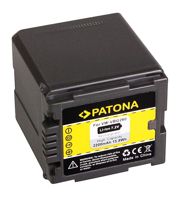 Patona Akku für Panasonic  VW-VBG260