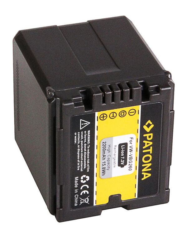 Patona Akku für Panasonic  VW-VBG260