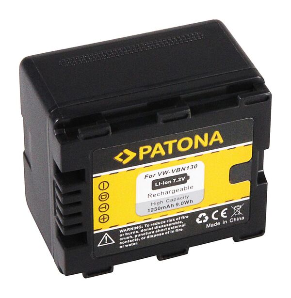 Patona Akku für Panasonic  VW-VBN130