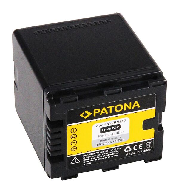 Patona Akku für Panasonic  VW-VBN260