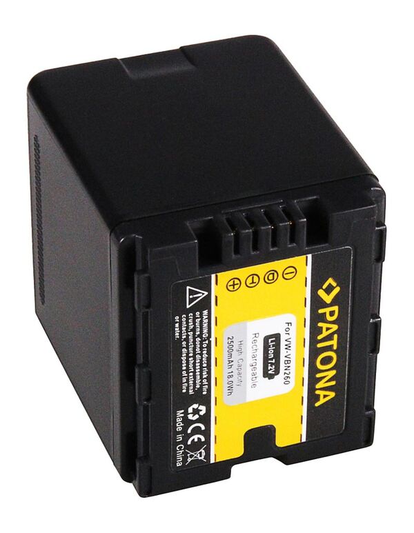 Patona Akku für Panasonic  VW-VBN260