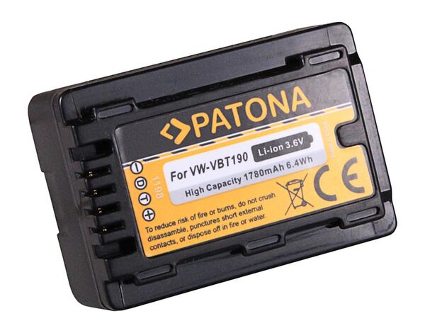 Patona Akku für Panasonic  VW-VBT190