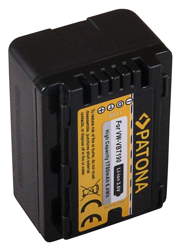 Patona Akku für Panasonic  VW-VBT190