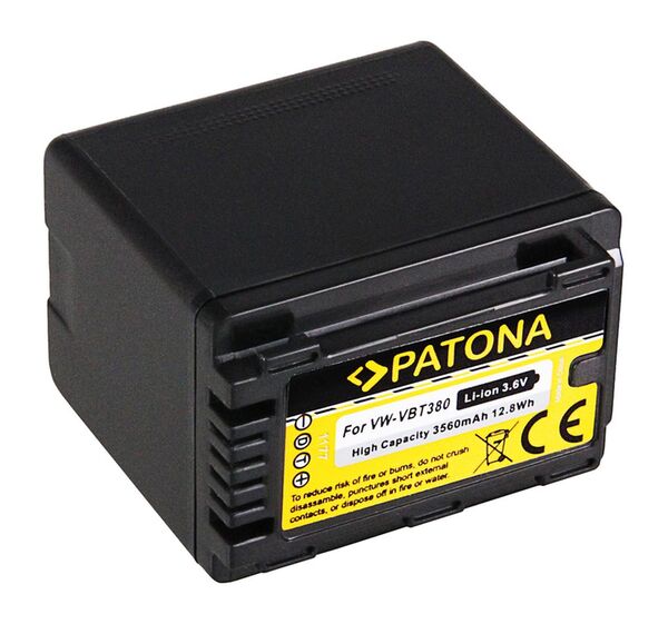 Patona Akku für Panasonic  VW-VBT380
