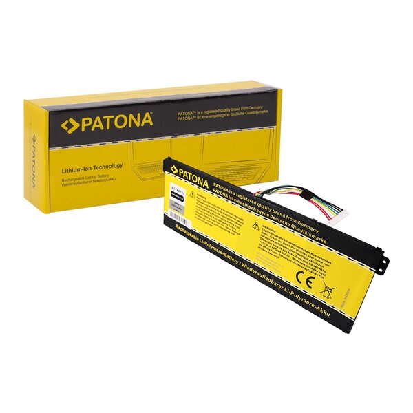 Patona Akku für Acer AC14B18J Aspire E3-111 E3-112 E3-112M ES1-511 ES1-512 4ICP 