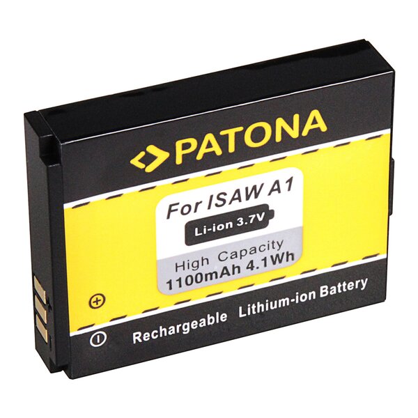 Patona Akku für Actionpro X7 ISAW A1 A2 A3 ISAW Advance Extreme 083443A 