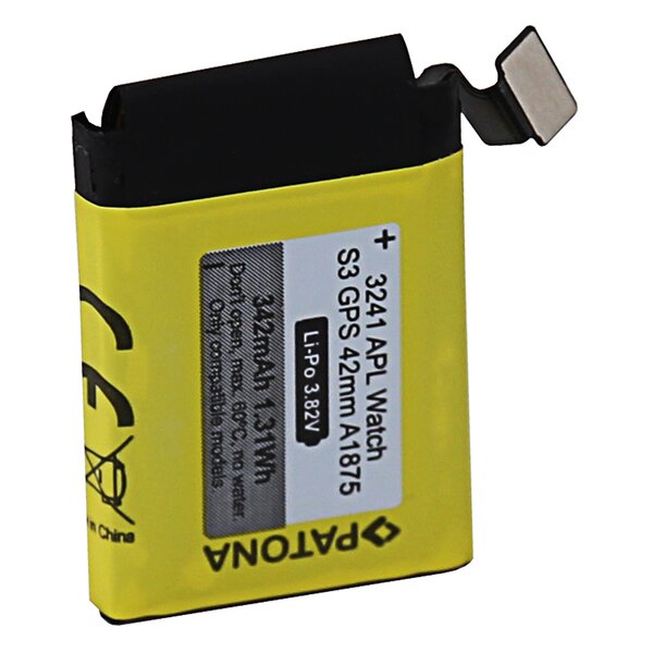 Patona Akku für Apple Watch Serie 3 GPS 42mm A1875 