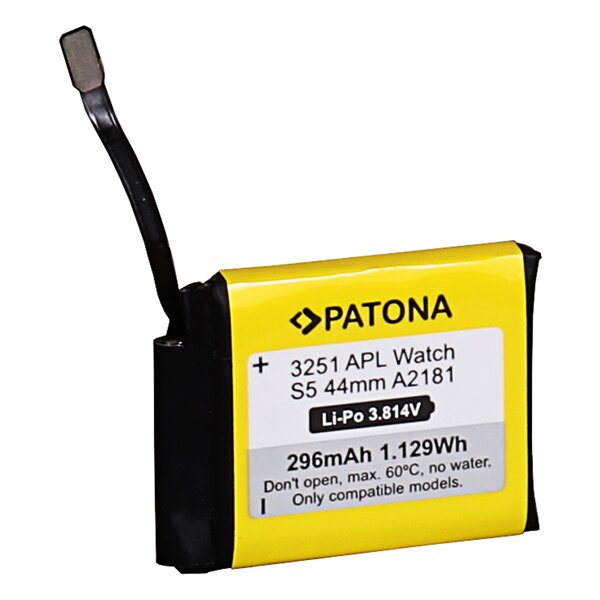 Patona Akku für Apple Watch Serie 5 44mm A2181 