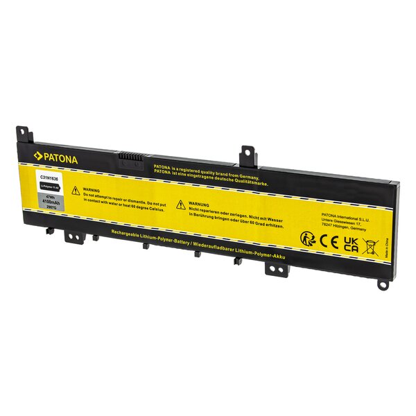 Patona Akku für Asus N580VN C31N1636 