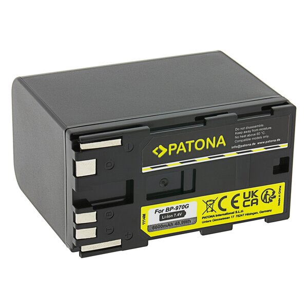 Patona Akku für Canon  BP-925 BP-955 BP-970G BP-975