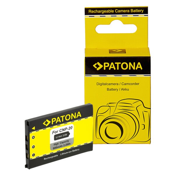 Patona Akku für Casio EX-Z3 Z4 Z-5 S1 S2 S3 EX-S70 NP-20 NP20 