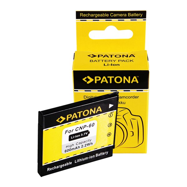 Patona Akku für Casio NP-60 NP60 EXILIM EX-S10 EX-Z80 EX-Z9 EXS-10 