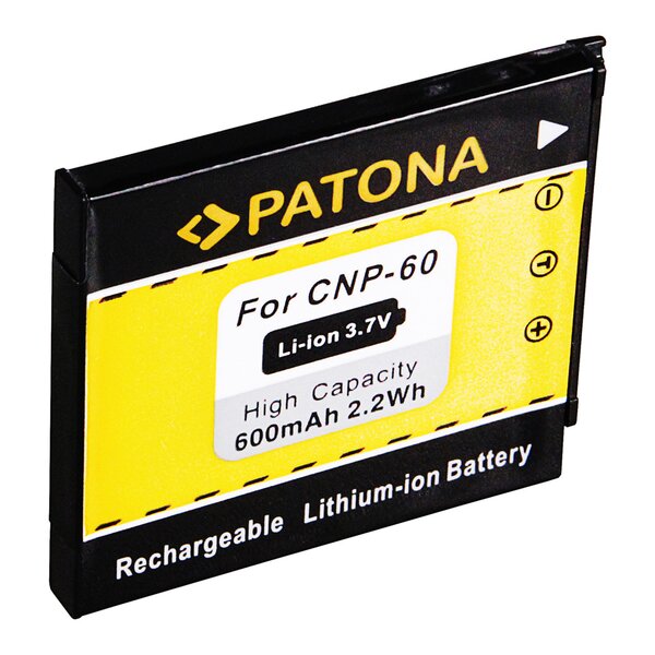 Patona Akku für Casio NP-60 NP60 EXILIM EX-S10 EX-Z80 EX-Z9 EXS-10 