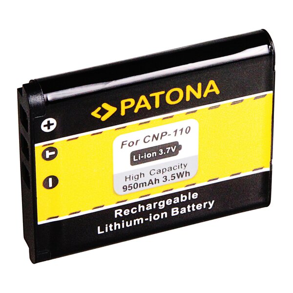 Patona Akku für Casio NP110 Casio Exilim EX-Z2000 EX-Z2300 EX-Z3000 