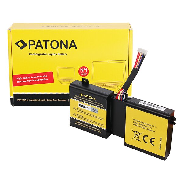 Patona Akku für Dell ALIENWARE: 17 er Serie 17 R1 er Serie 18 er Serie A18 er Serie 2F8K3 G33T KJ2PX 