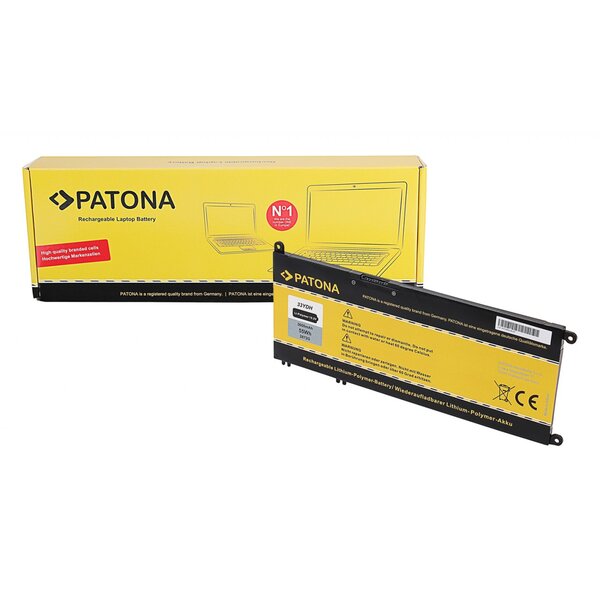 Patona Akku für Dell Inspiron 13 15 17 G3 15 G3 17 G5 15 G7 15 Latitude 14 15 Vostro 15 33YDH PVHT1 081PF3 
