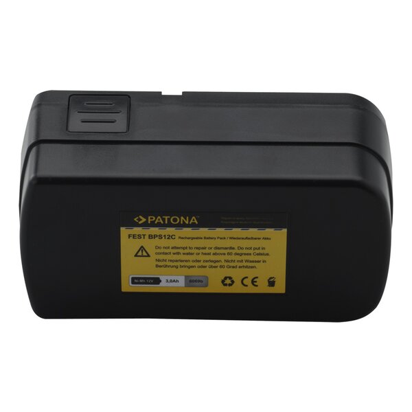 Patona Akku für Festool BPS12C C12LI T12+3 497019 498336 398338 Festo 