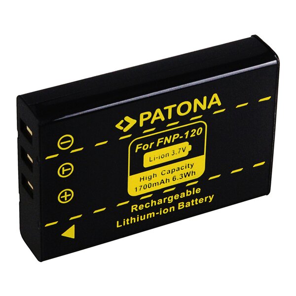 Patona Akku für Fuji NP-120 F10 F11 FinePix603 DB-43 D-LI7 