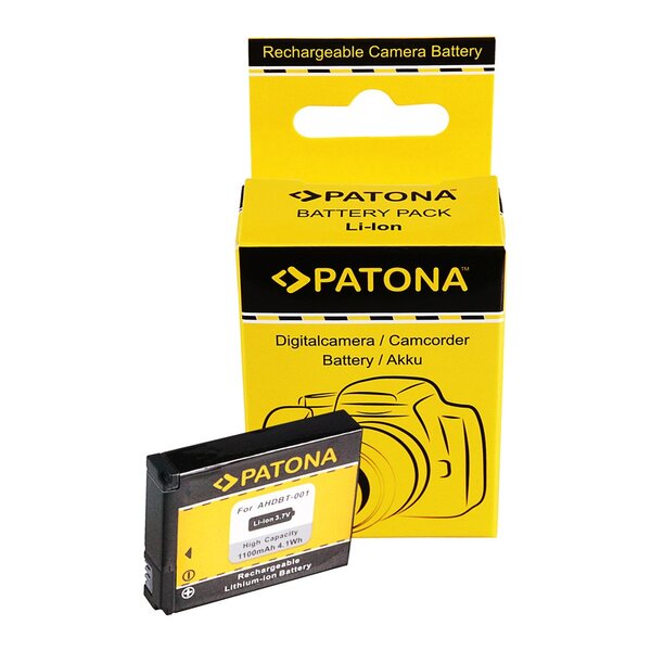 Patona Akku für GoPro Hero ABPAK-001 AHDBT-001 GoPro HD Hero 960 