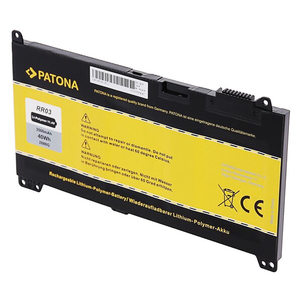 Patona Akku für HP 430 G4 440 G4 450 G4 455 G4 470 G4 RR03XL HSTNN-LB7I HSTNN-PB6W 