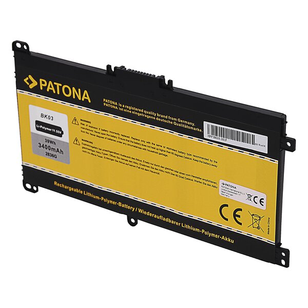 Patona Akku für HP BK03 Pavilion X360 BK03XL 916811-855 TPN-W125 HSTNN-LB7S HSTNN-UB7G 
