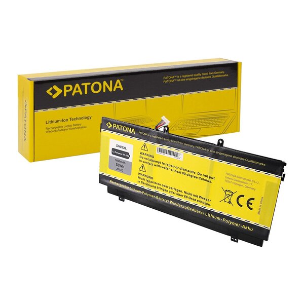 Patona Akku für HP Compaq Spectre X360 SH03 SH03XL HSTNN-LB7L 859026-421 859356-855 TPN-Q178 