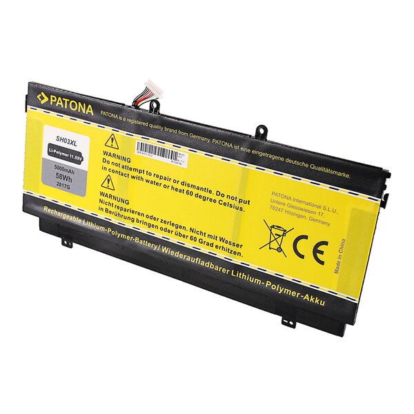 Patona Akku für HP Compaq Spectre X360 SH03 SH03XL HSTNN-LB7L 859026-421 859356-855 TPN-Q178 