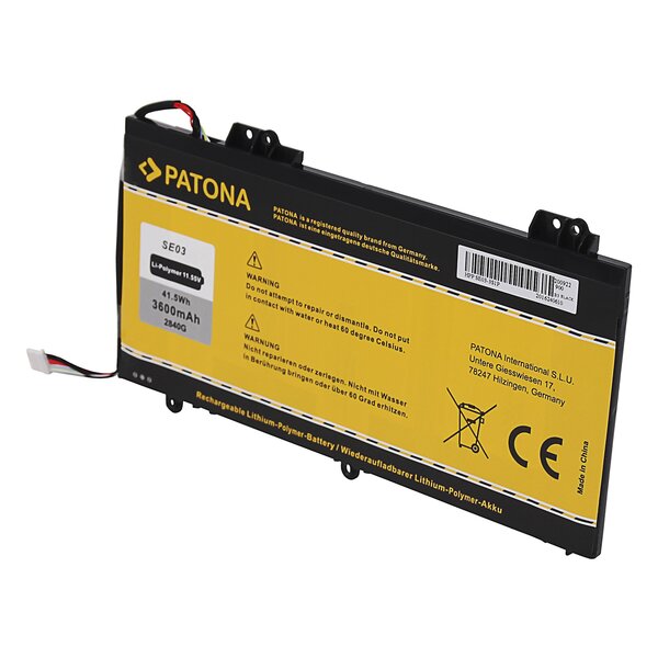 Patona Akku für HP Pavilion 14-AL SE03 SE03XL 849988-850 HSTNN-LB7G 849568-421 