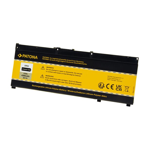 Patona Akku für HP Pavilion 15-CE015DX 15-CB045WM Power 15t-cb2000 SR03XL SR04XL 