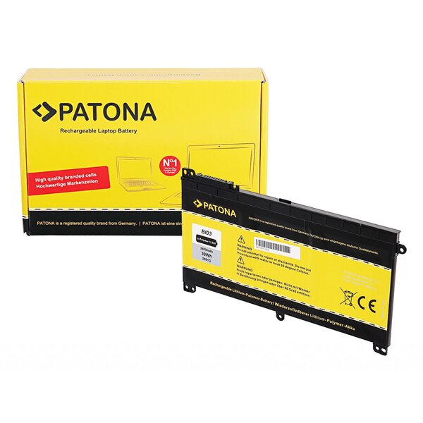 Patona Akku für HP Pavilion X360 Serie BI03XL B103XL HSTNN-UB6W HSTNNUB6W TPN-W118 